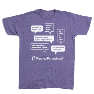 Planned Parenthood Speech Bubbles Shirt