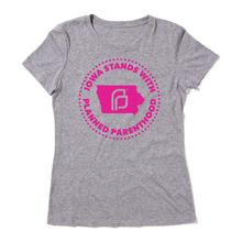 Load image into Gallery viewer, Iowa Stands With Planned Parenthood Shirt - Pink Ink