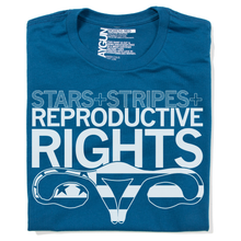 Load image into Gallery viewer, Stars + Stripes + Reproductive Rights Shirt