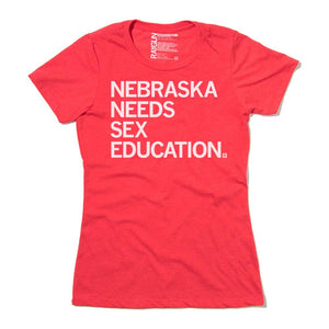 Nebraska Needs Sex Education Shirt