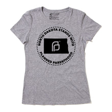 Load image into Gallery viewer, North Dakota Stands With Planned Parenthood Shirt - Black Ink