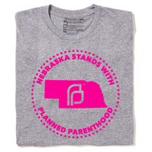 Load image into Gallery viewer, Nebraska Stands With Planned Parenthood Shirt - Pink Ink